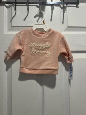 Carter's Snuggle Bunny Velvet Sweater